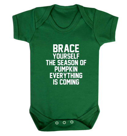 To my Little Pumpkin baby vest green 18-24 months