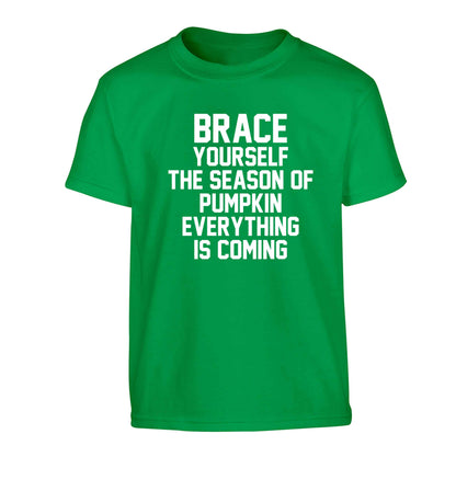 To my Little Pumpkin Children's green Tshirt 12-13 Years
