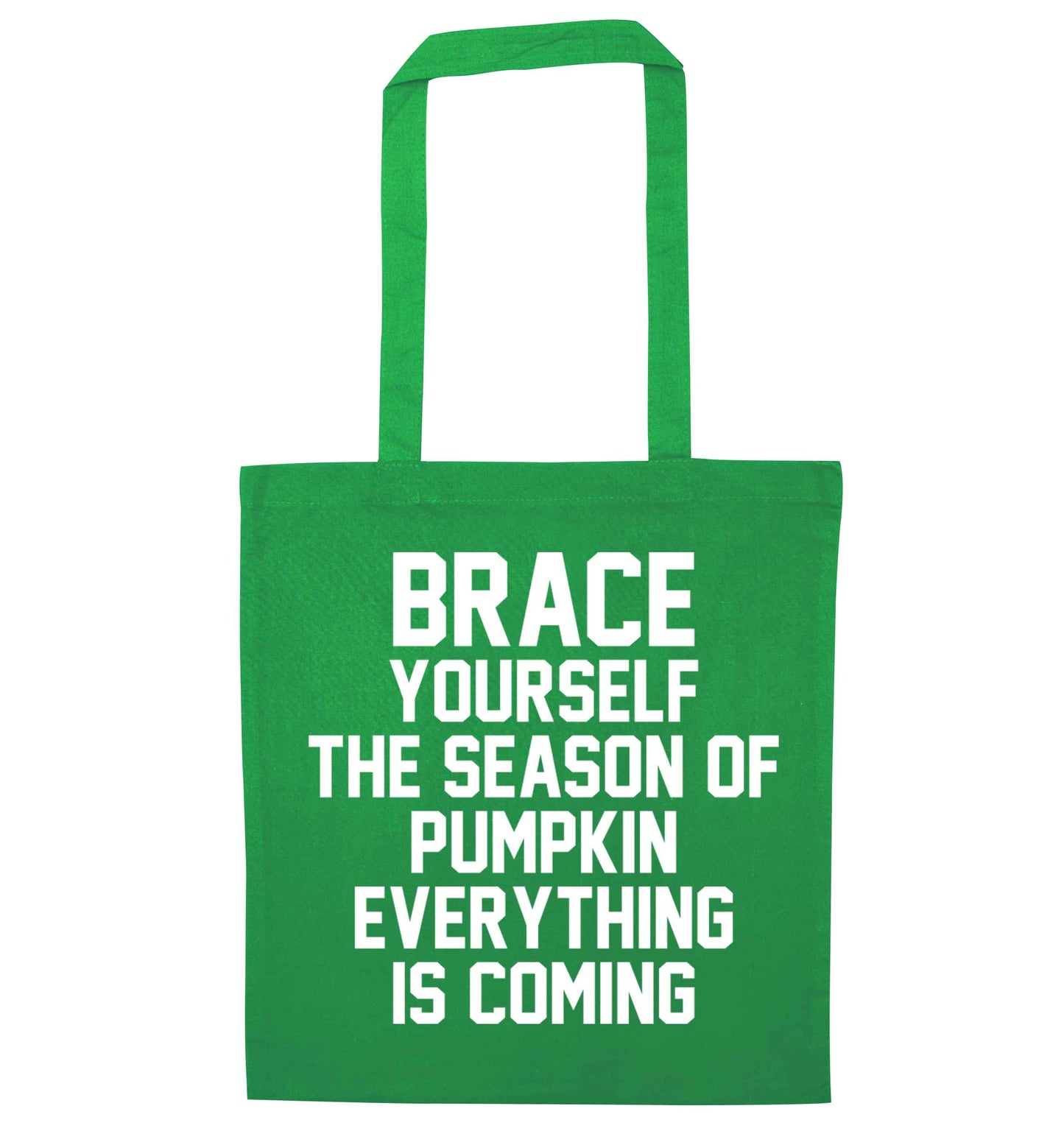 To my Little Pumpkin green tote bag