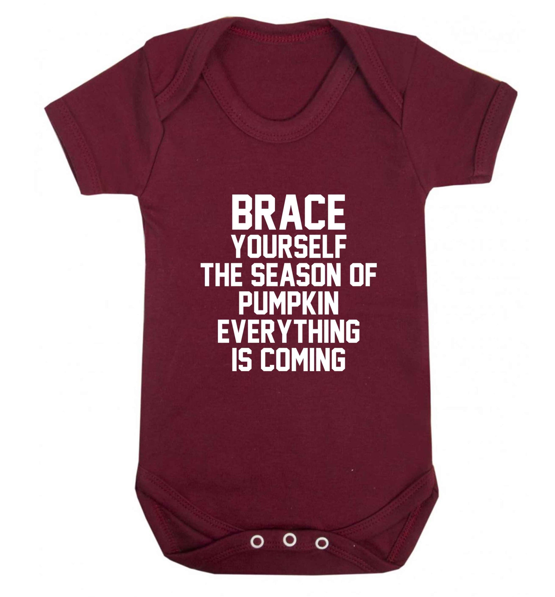 To my Little Pumpkin baby vest maroon 18-24 months