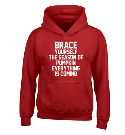 To my Little Pumpkin children's red hoodie 12-13 Years