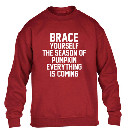 To my Little Pumpkin children's grey sweater 12-13 Years