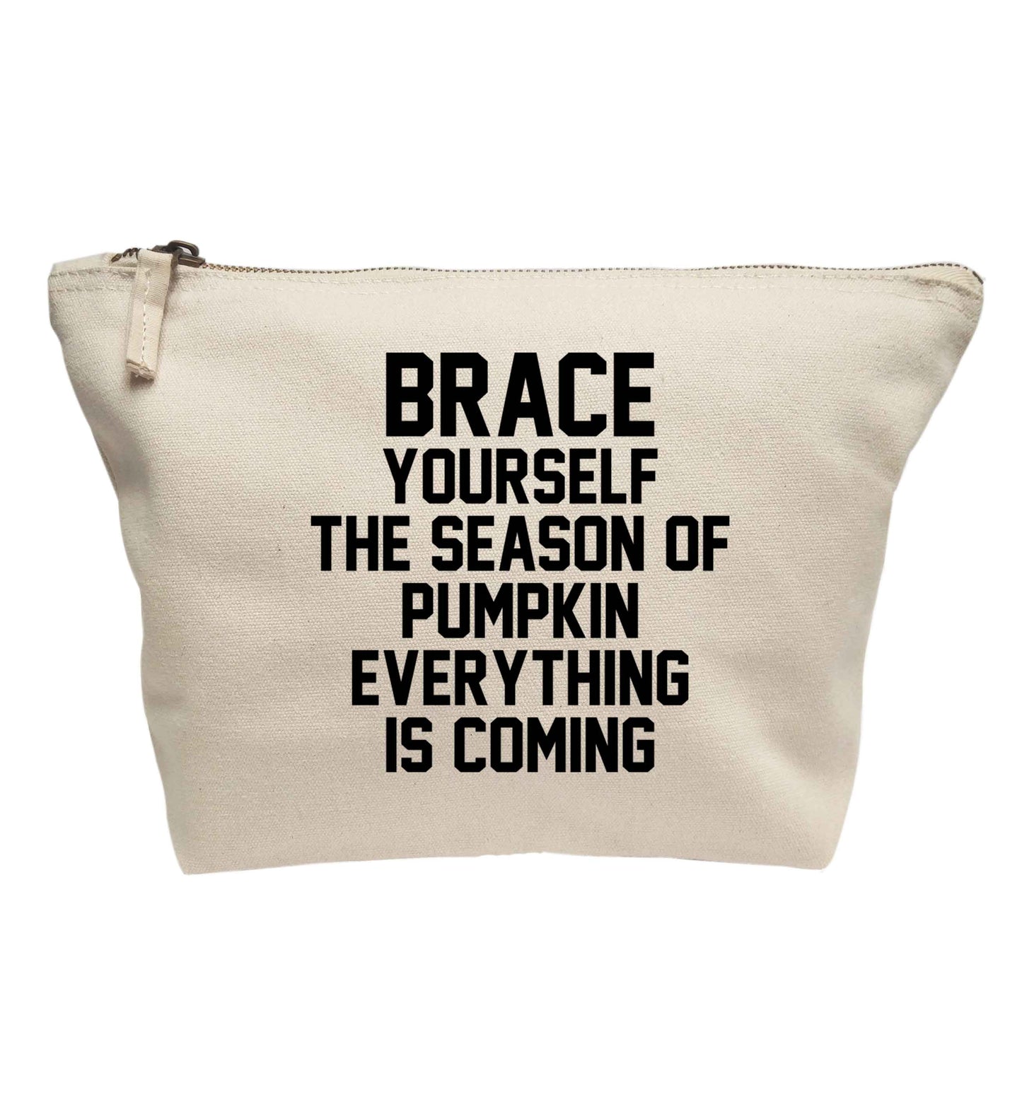 Brace yourself the season of pumpkin everything is coming | Makeup / wash bag