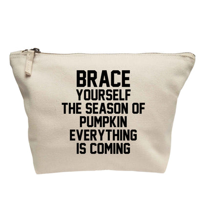 Brace yourself the season of pumpkin everything is coming | Makeup / wash bag