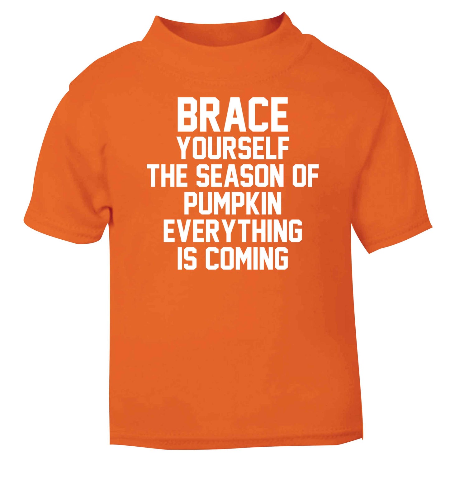 To my Little Pumpkin orange baby toddler Tshirt 2 Years