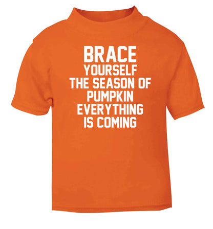 To my Little Pumpkin orange baby toddler Tshirt 2 Years