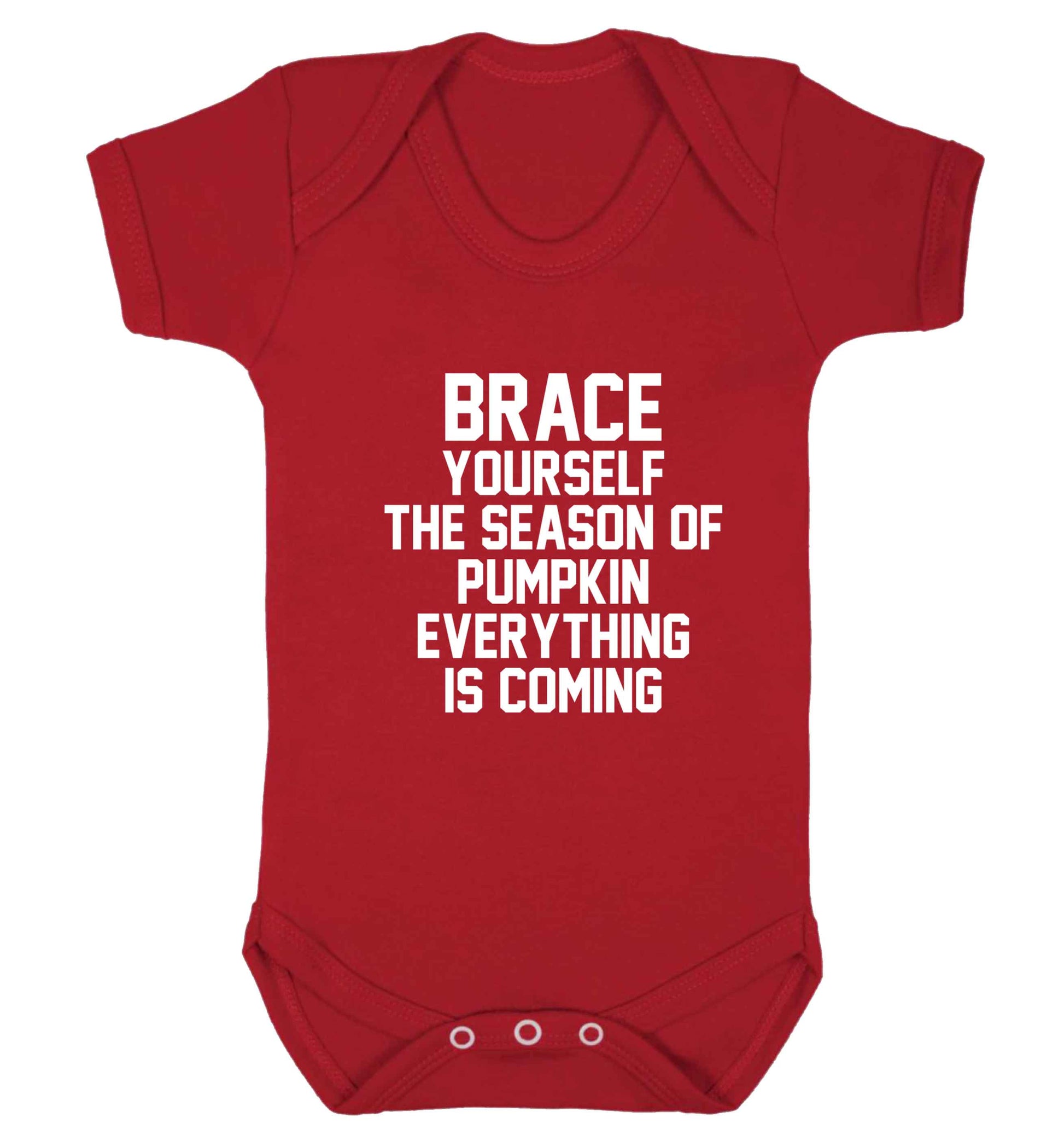To my Little Pumpkin baby vest red 18-24 months