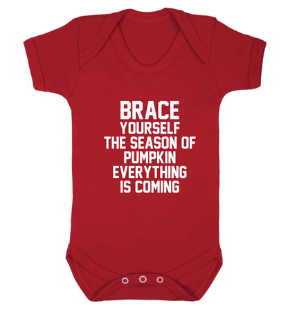To my Little Pumpkin baby vest red 18-24 months