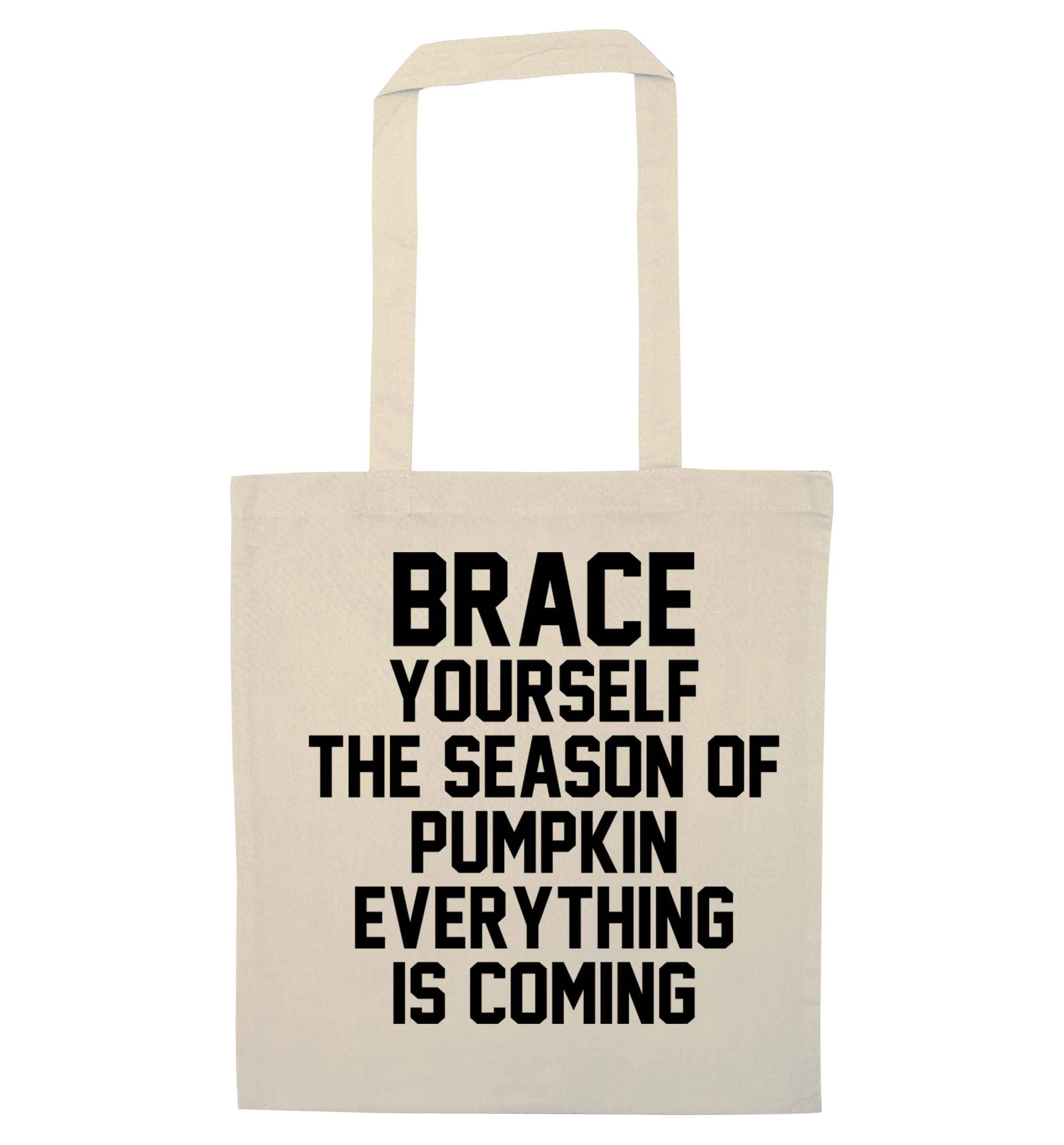 To my Little Pumpkin natural tote bag
