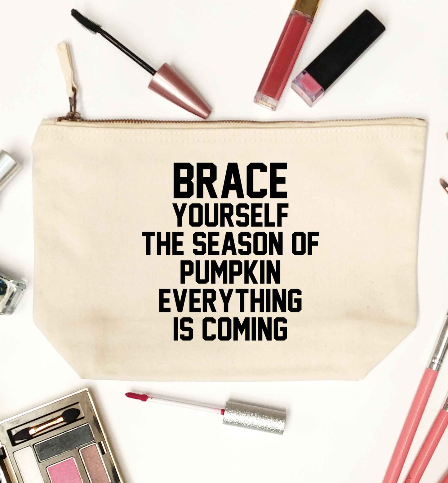 To my Little Pumpkin natural makeup bag