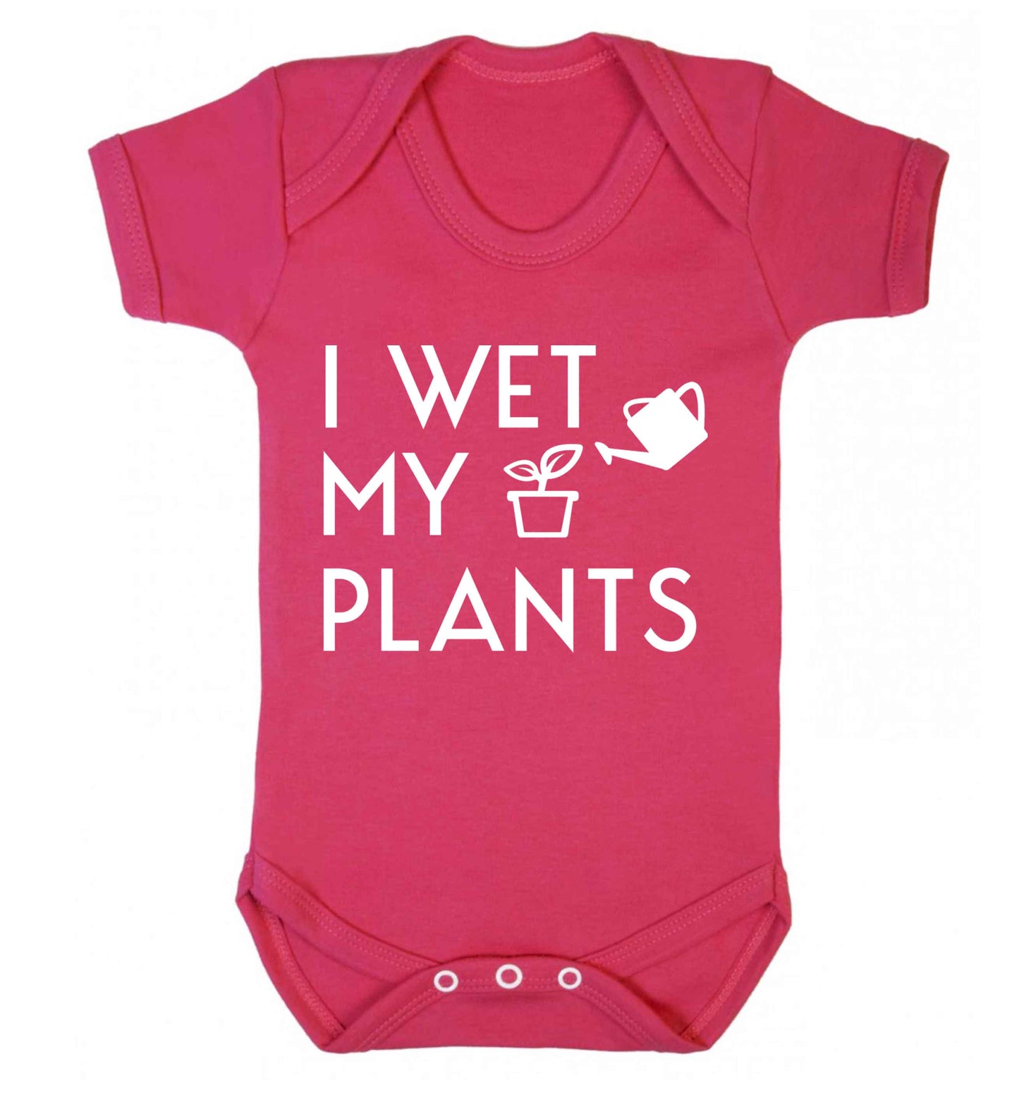 Life's a garden dig it Baby Vest dark pink 18-24 months