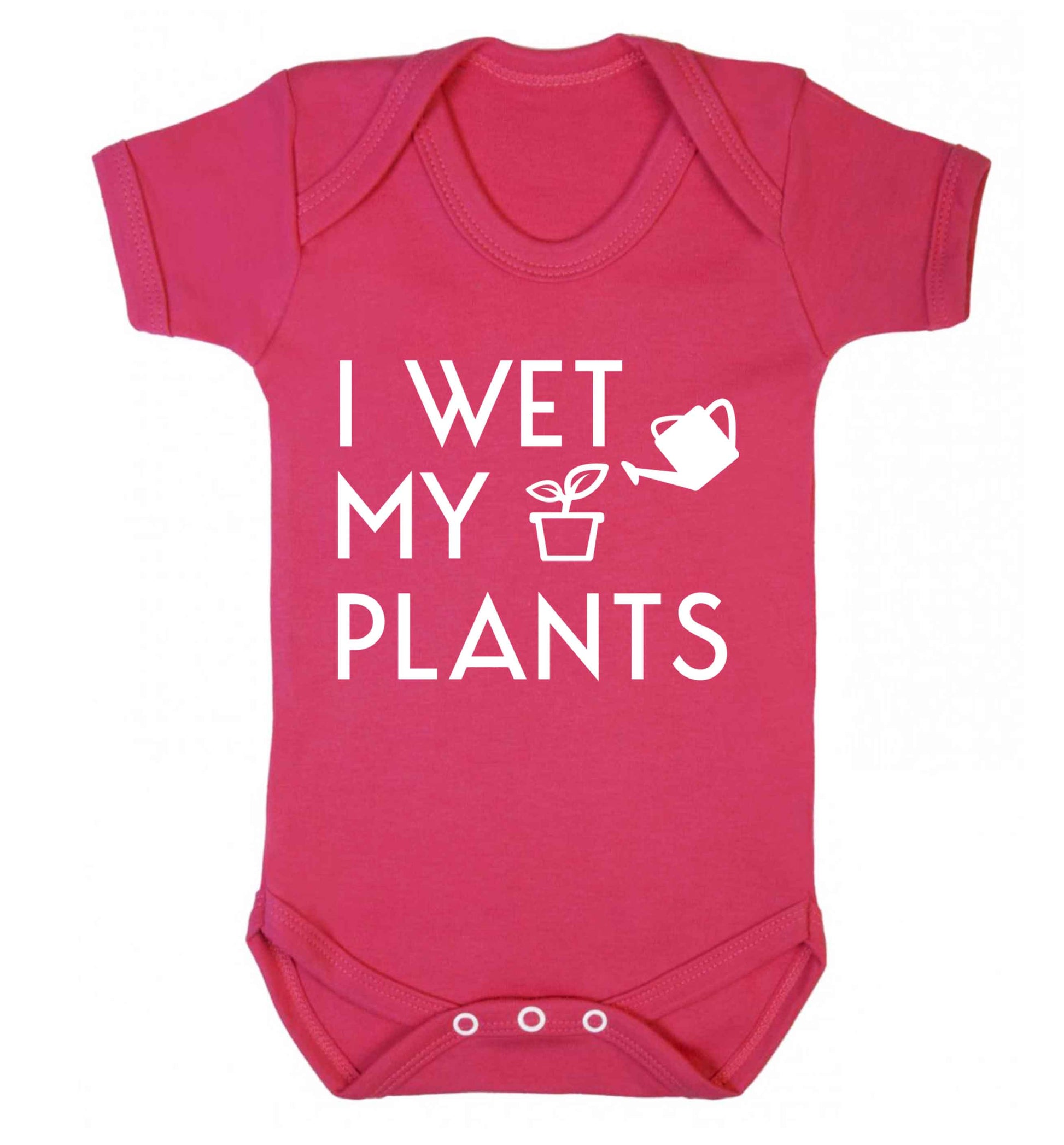 Life's a garden dig it Baby Vest dark pink 18-24 months