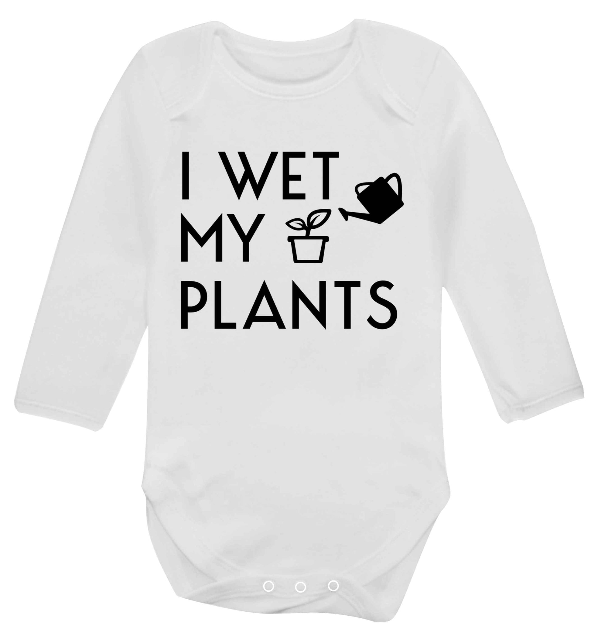 Life's a garden dig it Baby Vest long sleeved white 6-12 months