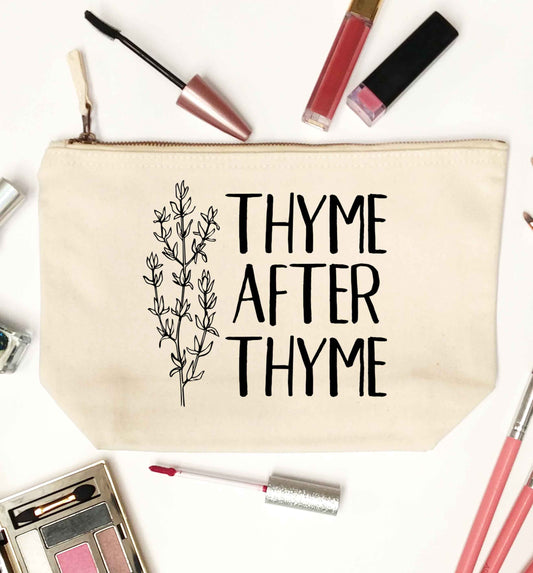 Thyme after thyme natural makeup bag