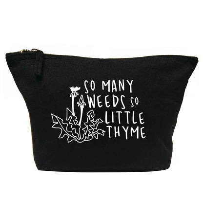 So many weeds so little thyme | makeup / wash bag