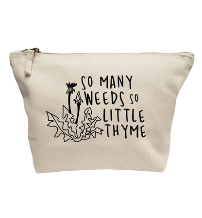 So many weeds so little thyme | makeup / wash bag