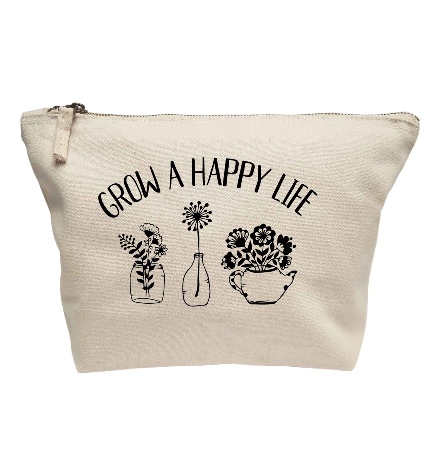 Grow a happy life | makeup / wash bag