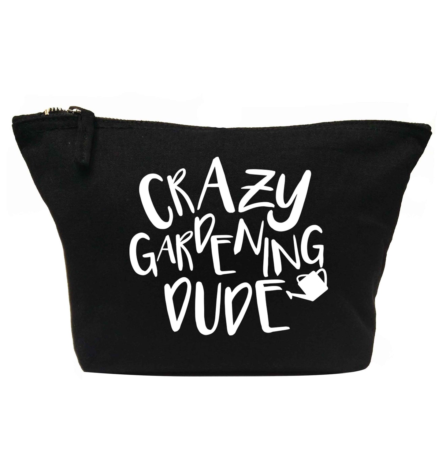 Crazy gardening dude | makeup / wash bag