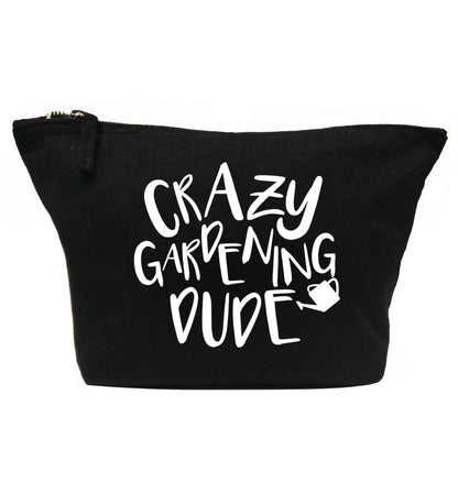 Crazy gardening dude | makeup / wash bag