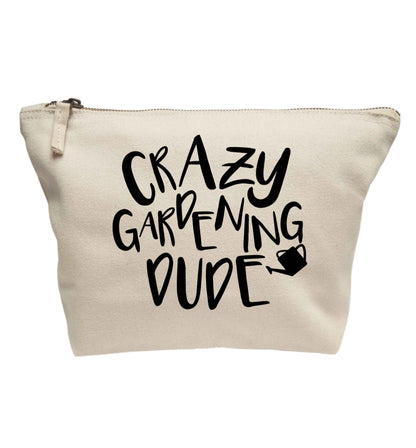 Crazy gardening dude | makeup / wash bag