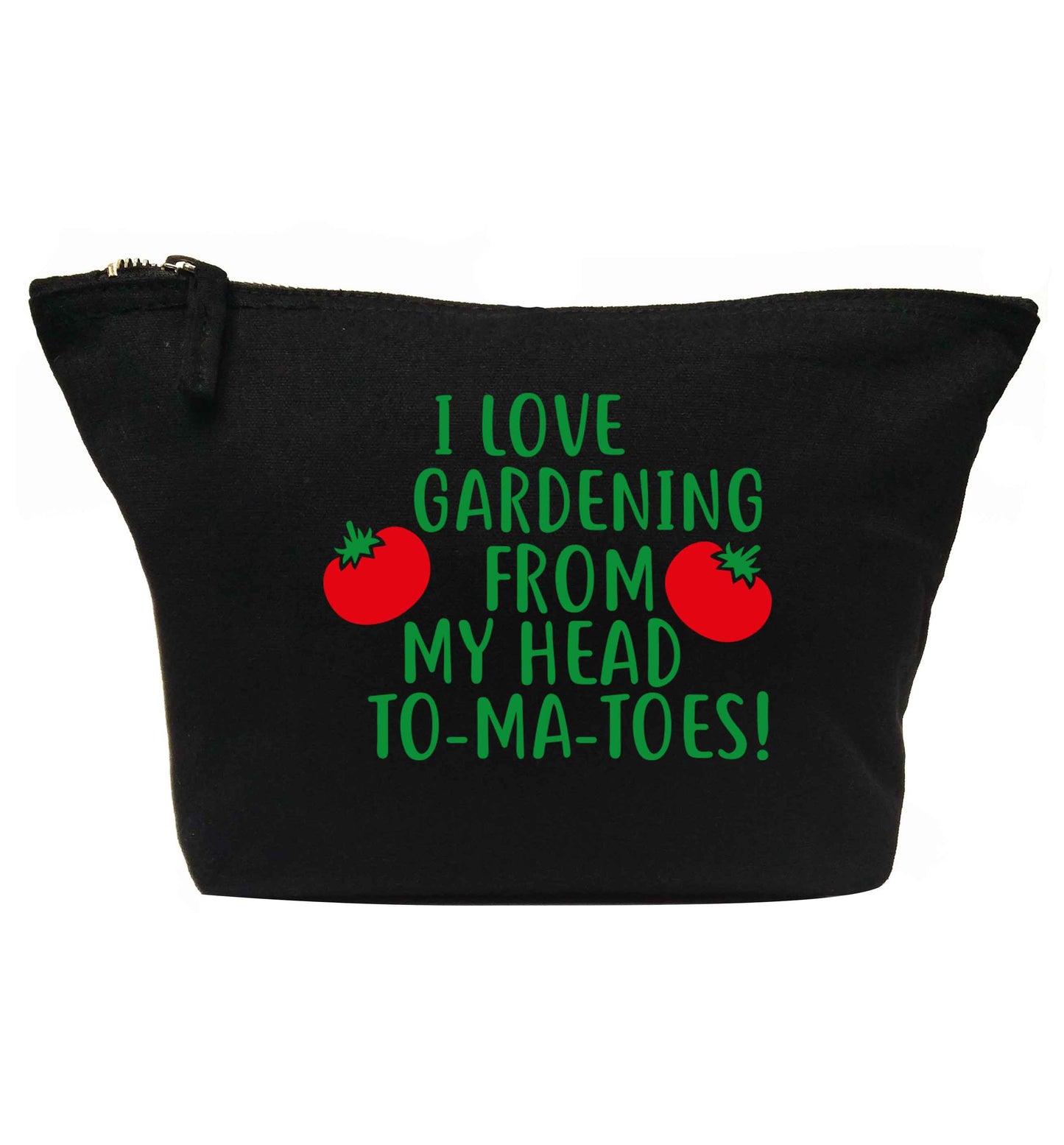 I love gardening from my head to-ma-toes | makeup / wash bag