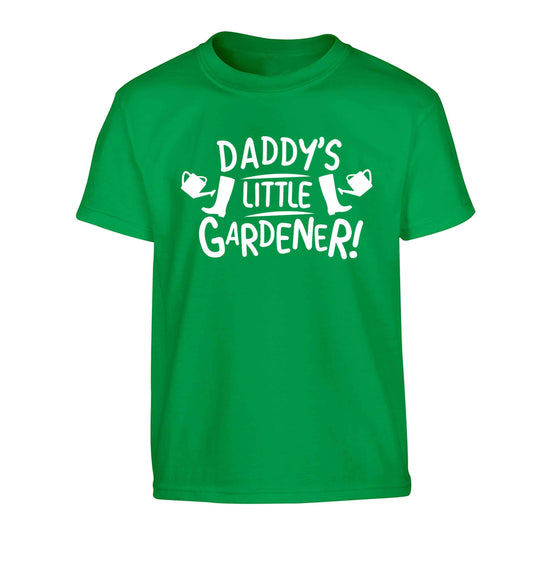 Daddy's little gardener Children's green Tshirt 12-13 Years
