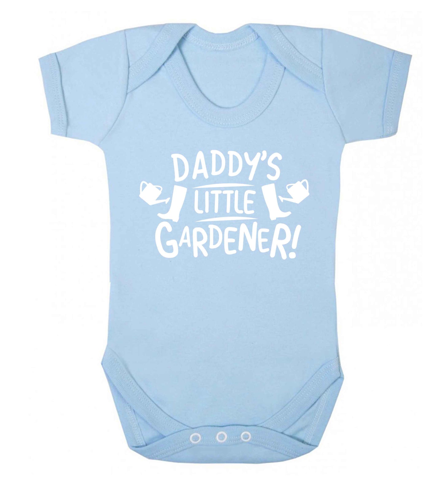 Daddy's little gardener Baby Vest pale blue 18-24 months