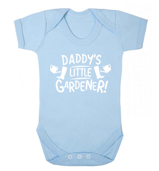 Daddy's little gardener Baby Vest pale blue 18-24 months