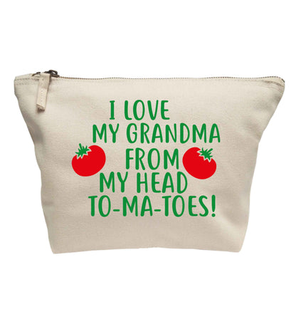 I love my grandma from my head to-ma-toes | makeup / wash bag