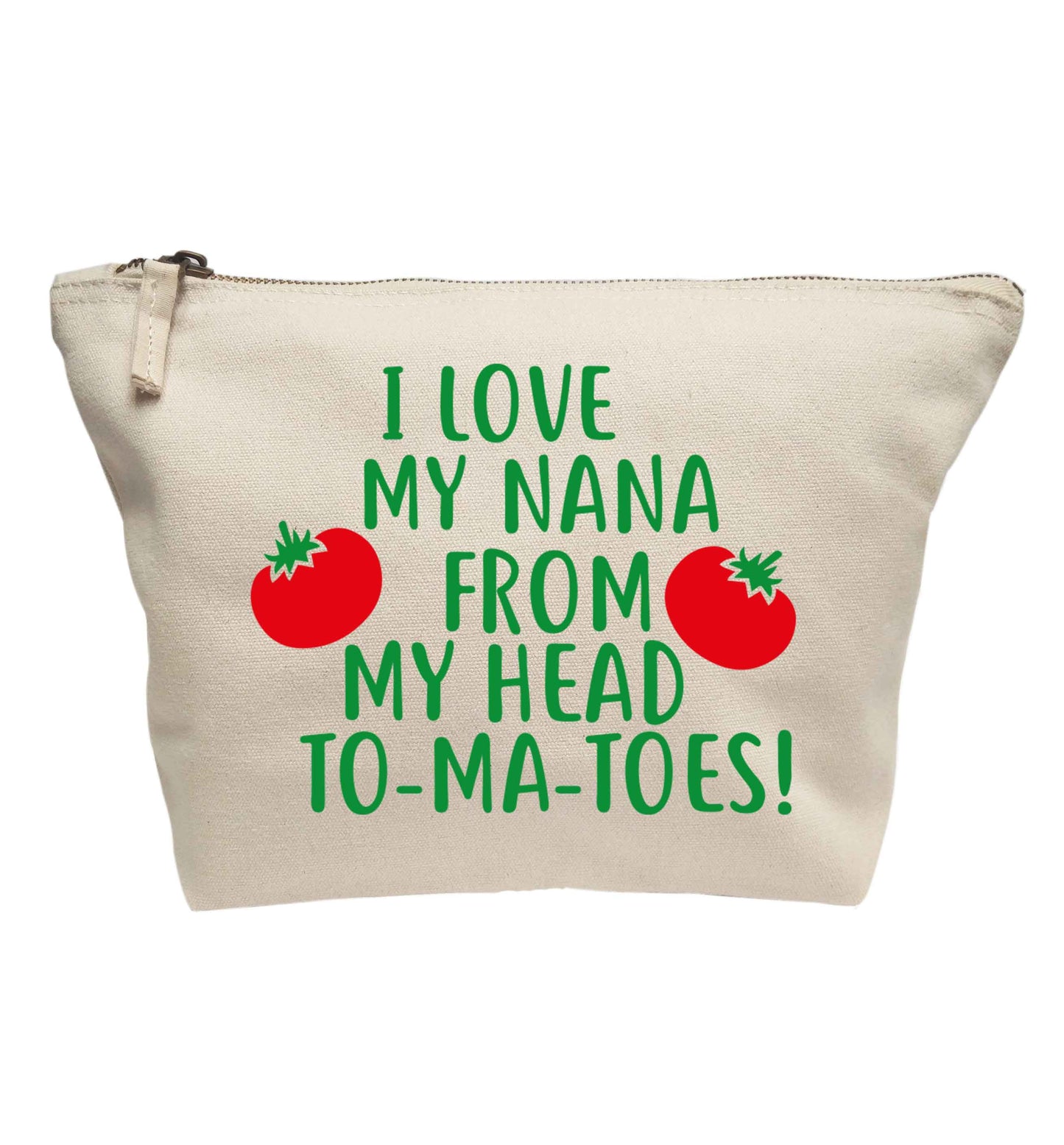 I love my nana from my head to-ma-toes | makeup / wash bag