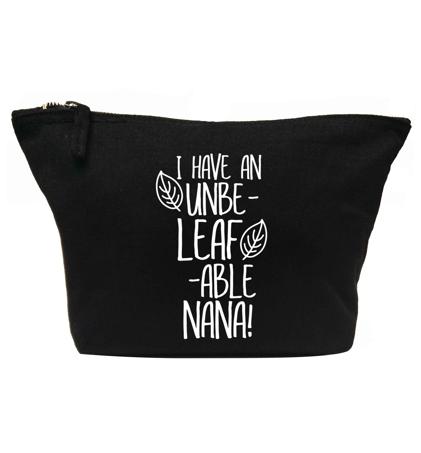 I have an unbe-leaf-able nana | makeup / wash bag