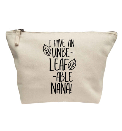 I have an unbe-leaf-able nana | makeup / wash bag