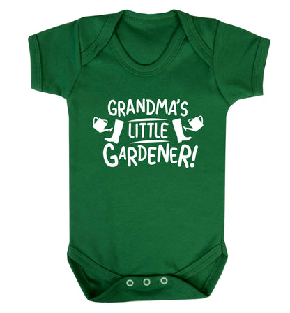 Grandma's little gardener Baby Vest green 18-24 months