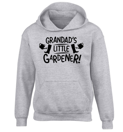 Grandad's little gardener children's grey hoodie 12-13 Years