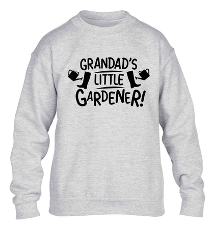 Grandad's little gardener children's grey sweater 12-13 Years