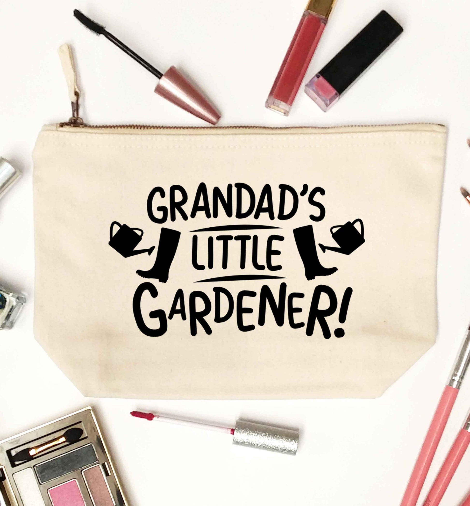 Grandad's little gardener natural makeup bag
