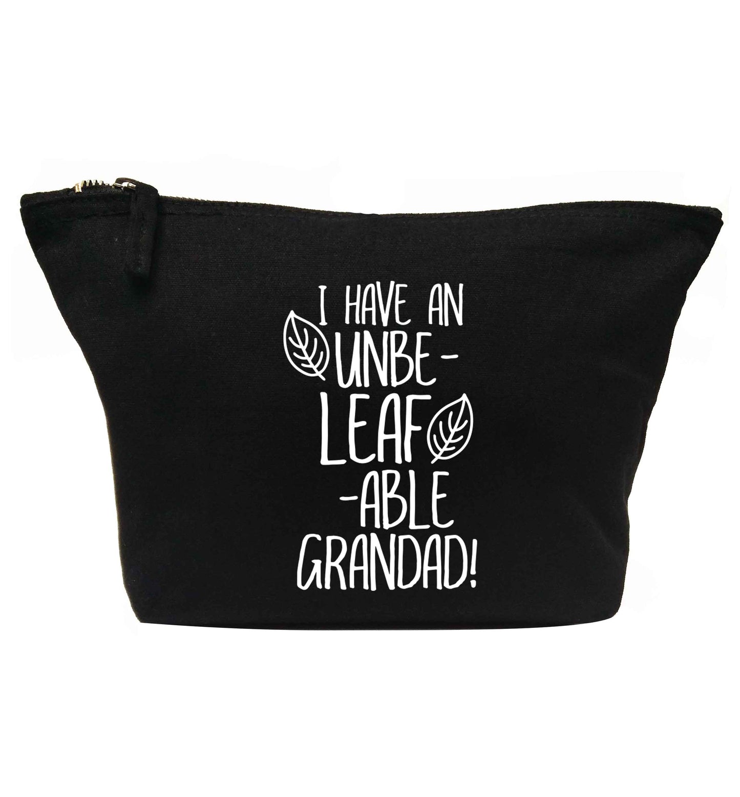 I have an unbe-leaf-able grandad | makeup / wash bag