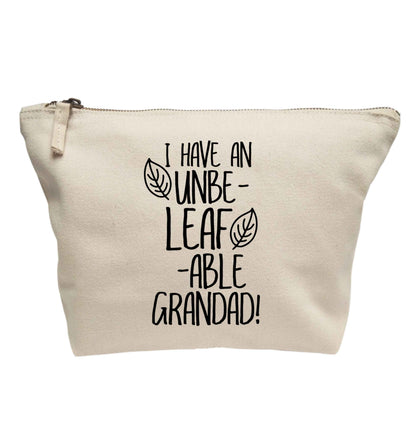 I have an unbe-leaf-able grandad | makeup / wash bag