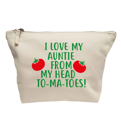 I love my auntie from my head To-Ma-Toes | makeup / wash bag