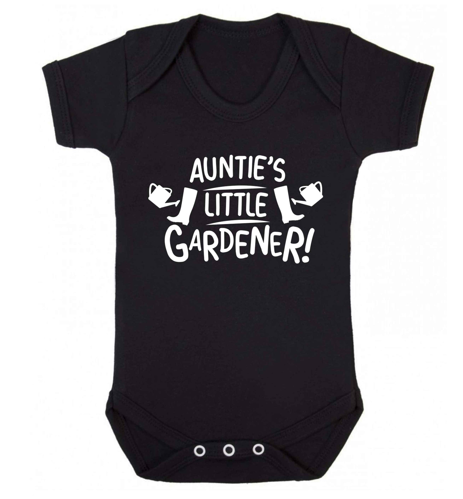 Auntie's little gardener Baby Vest black 18-24 months