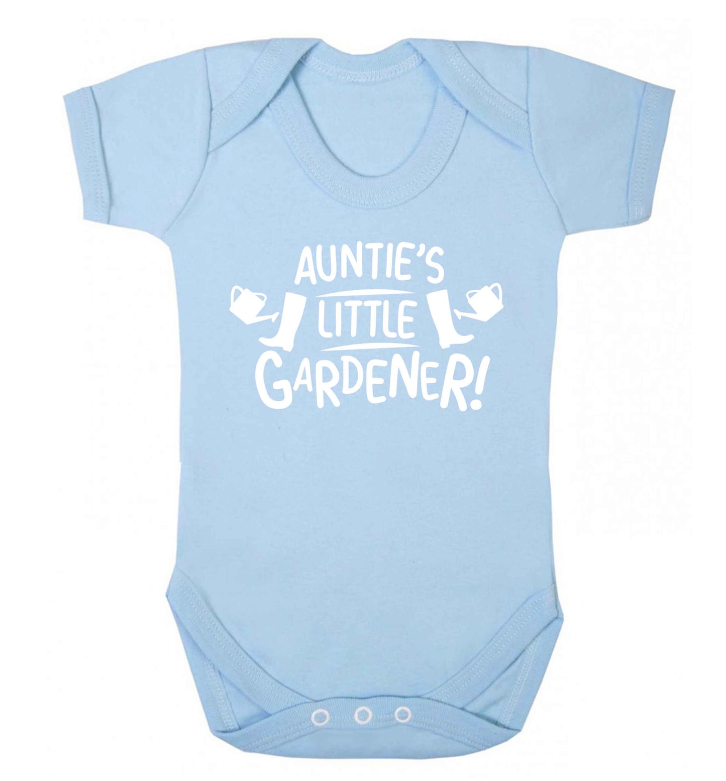 Auntie's little gardener Baby Vest pale blue 18-24 months