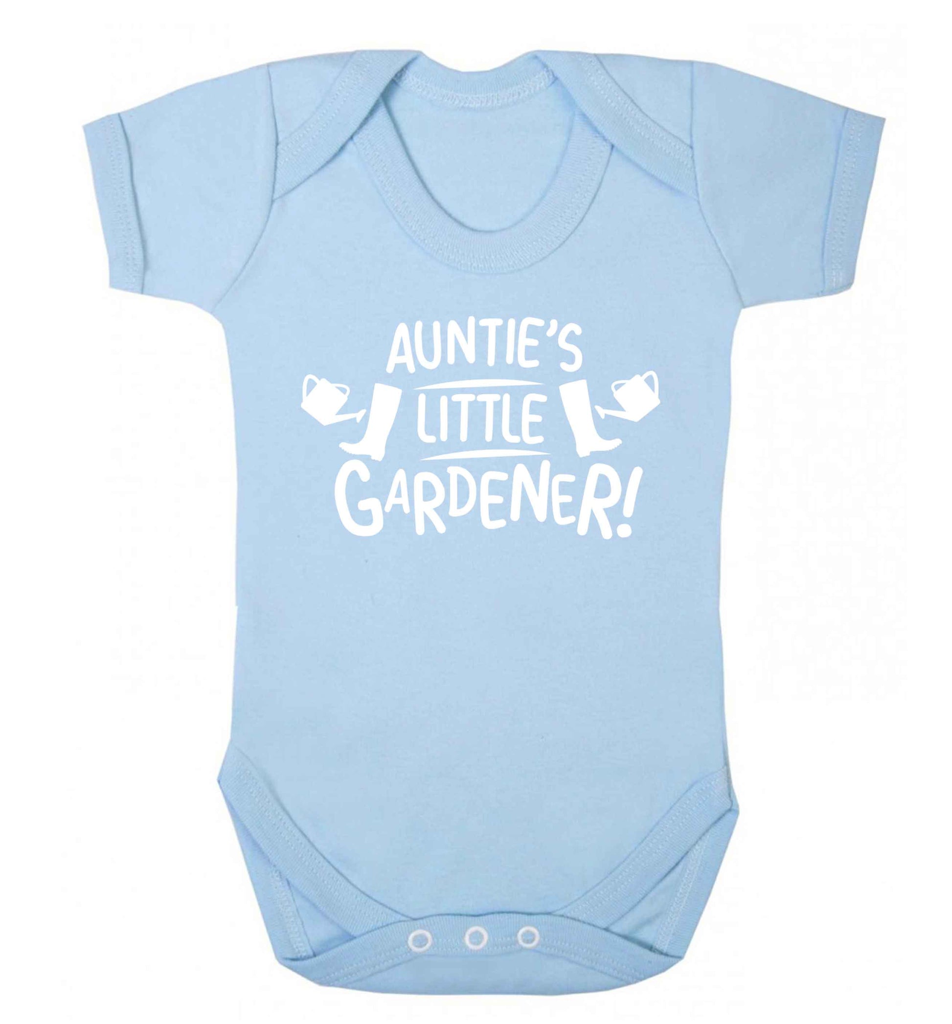 Auntie's little gardener Baby Vest pale blue 18-24 months
