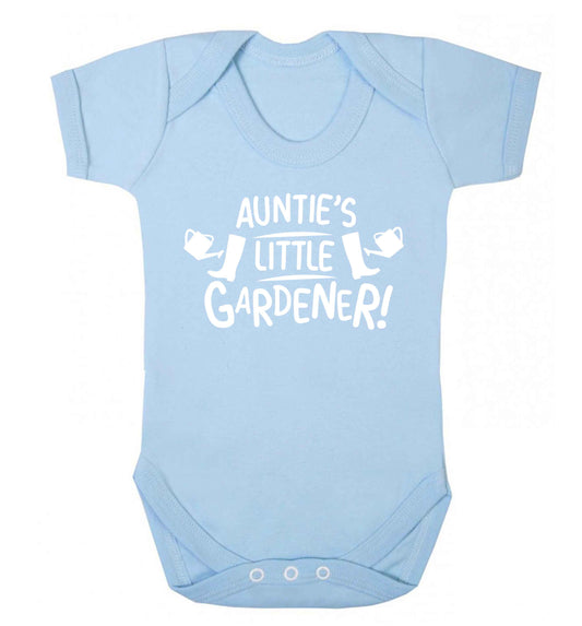 Auntie's little gardener Baby Vest pale blue 18-24 months