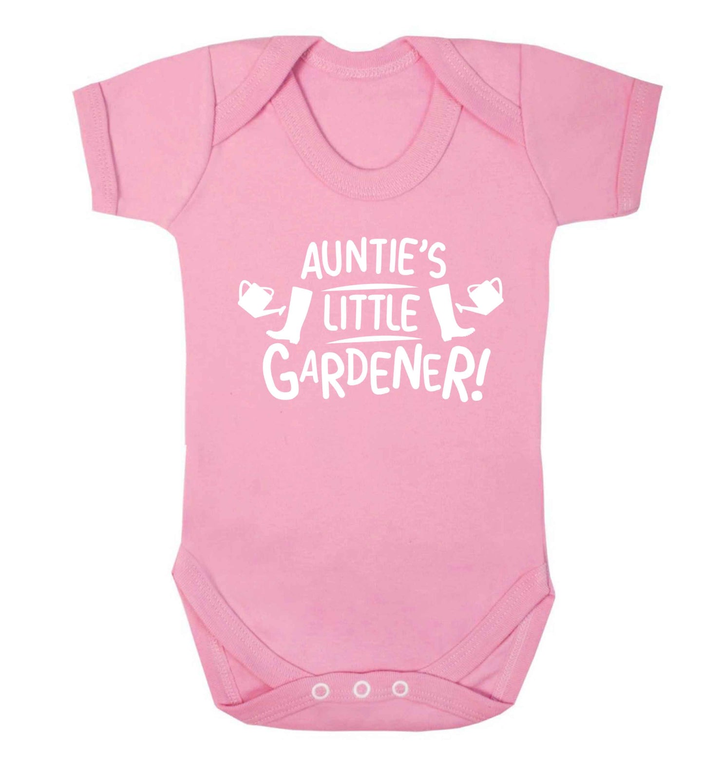 Auntie's little gardener Baby Vest pale pink 18-24 months