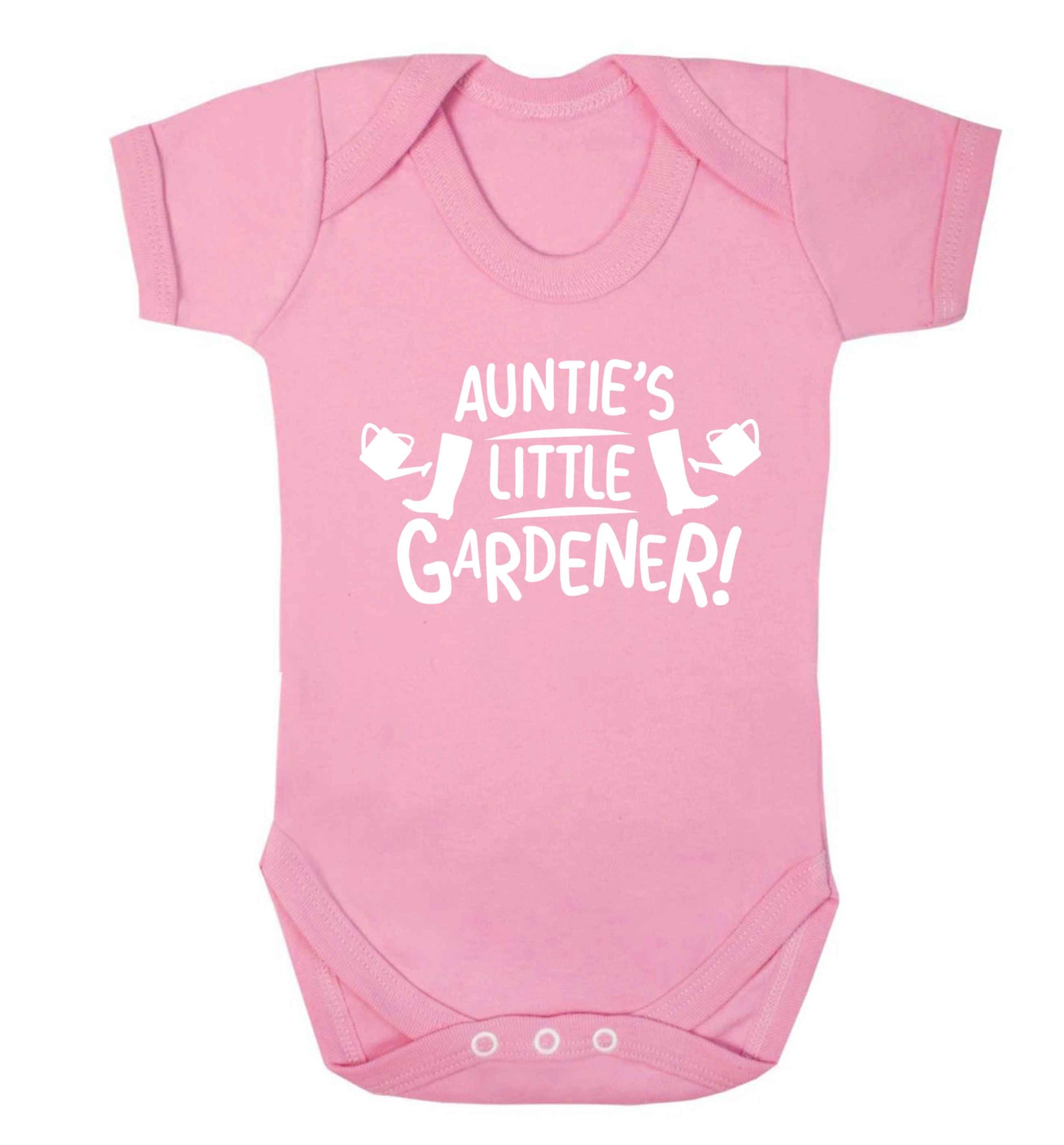 Auntie's little gardener Baby Vest pale pink 18-24 months