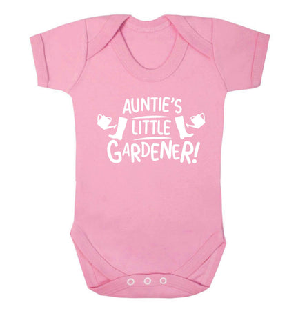Auntie's little gardener Baby Vest pale pink 18-24 months