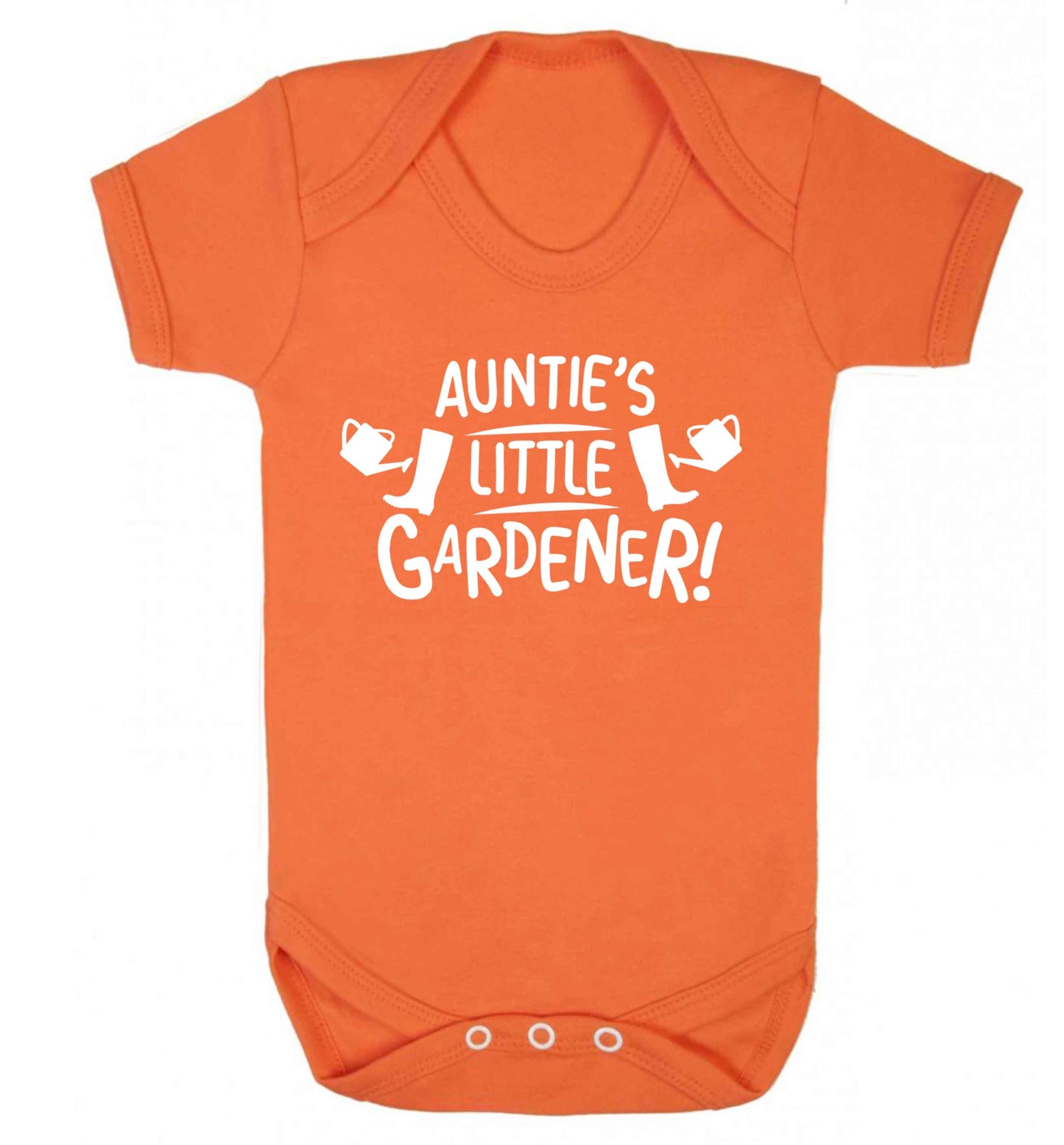 Auntie's little gardener Baby Vest orange 18-24 months