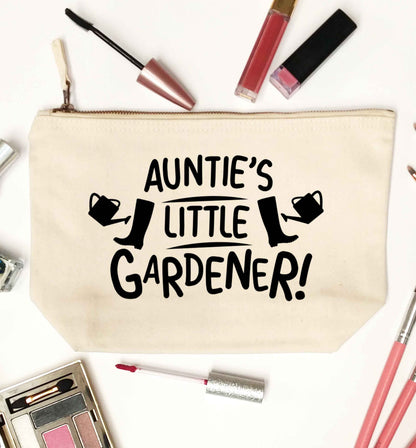 Auntie's little gardener natural makeup bag