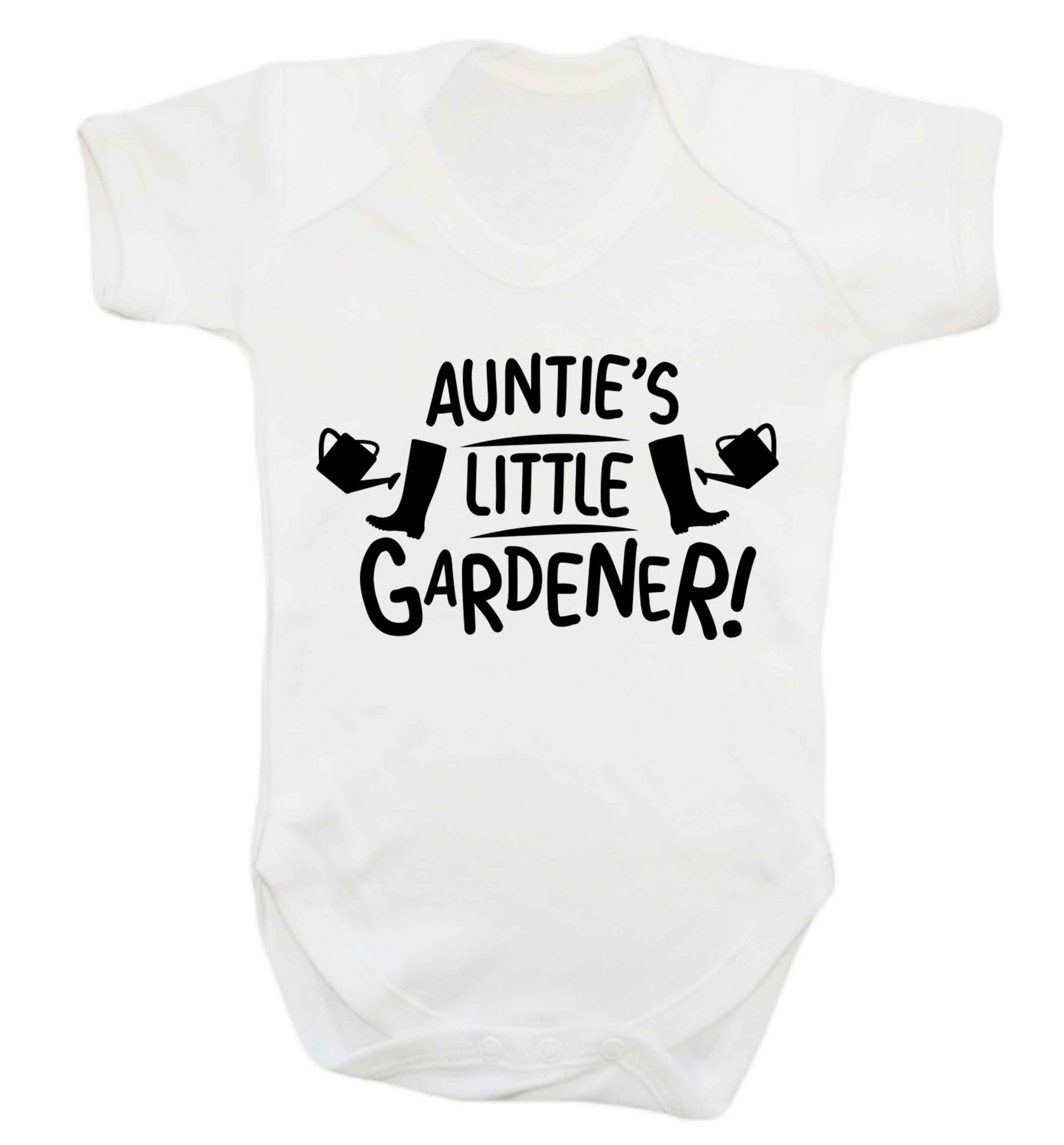 Auntie's little gardener Baby Vest white 18-24 months