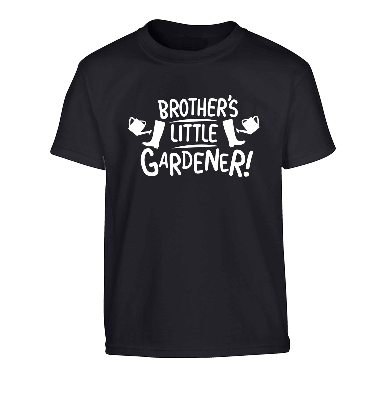 Brother's little gardener Children's black Tshirt 12-13 Years